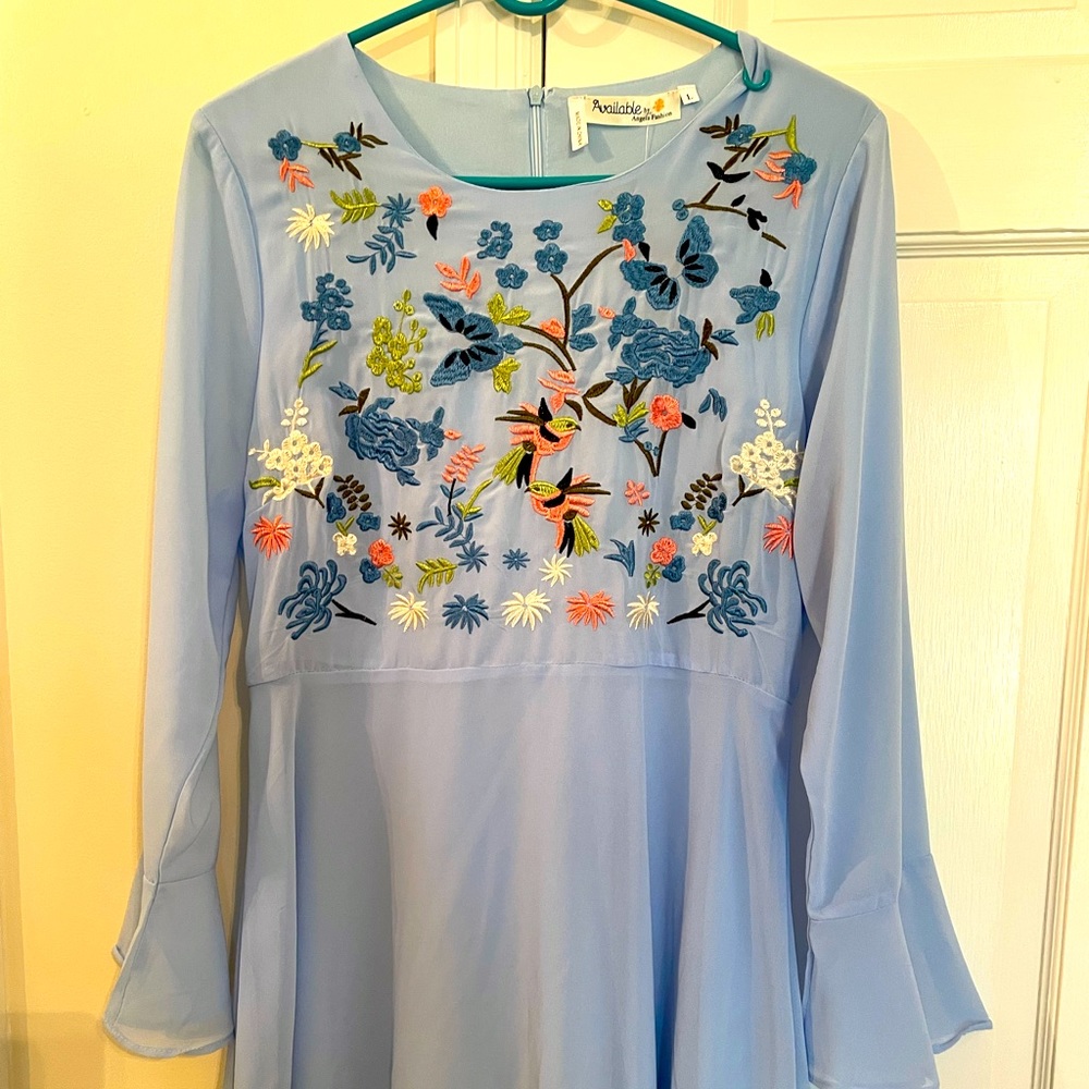 Juniors mini dress blue